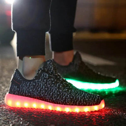 GlowStride LED Sneakers for All - Solstik