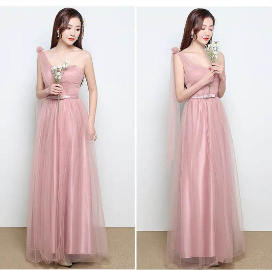 2018 New Style Bridesmaid Dress - Long One-Shoulder - Solstik