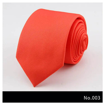 Fashionable Solid Color Tie - Solstik