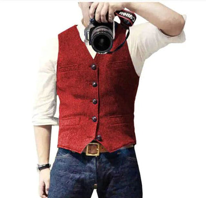 Cashmere/ Wool Blend Business/ Casual Luxury Vest - Solstik