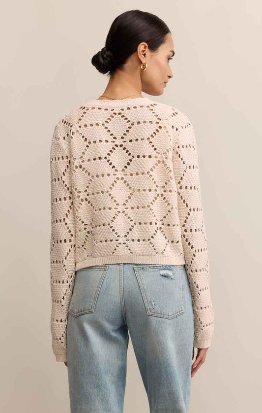 Rosalyn Diamond Cardigan Crystal