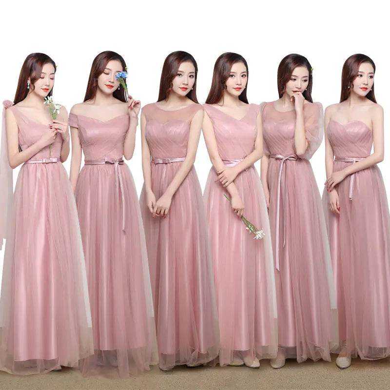 2018 New Style Bridesmaid Dress - Long One-Shoulder - Solstik