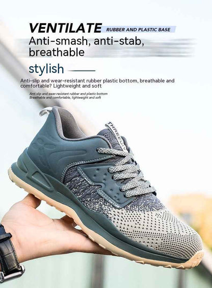 Women's Labor Protection Shoes Anti-smashing And Anti-penetration Wear-resistant