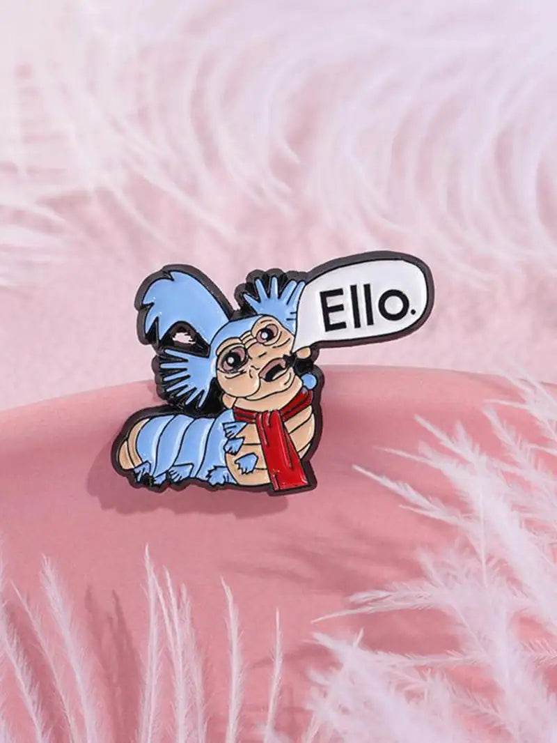 Cartoon Monster Design Brooch, Cute Cartoon Badge for Daily Clothing Decor, Trendy All-Match & Exquisite Brooch for Birthday Gift - Solstik