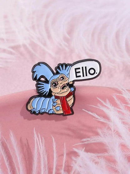 Cartoon Monster Design Brooch, Cute Cartoon Badge for Daily Clothing Decor, Trendy All-Match & Exquisite Brooch for Birthday Gift - Solstik