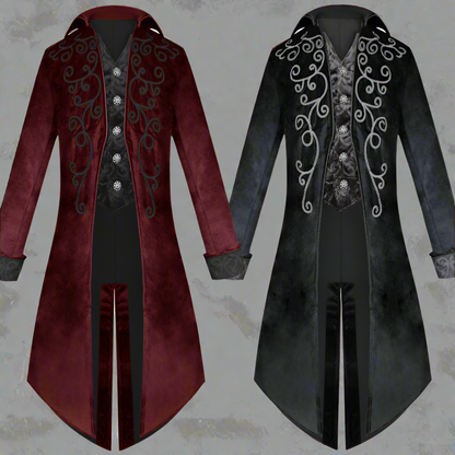 Jacket Gothic Tailcoat Renaissance Men's