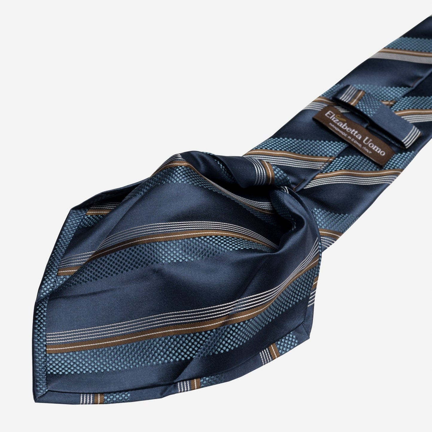 Corso - Silk Jacquard Tie - Petrol Blue - Solstik