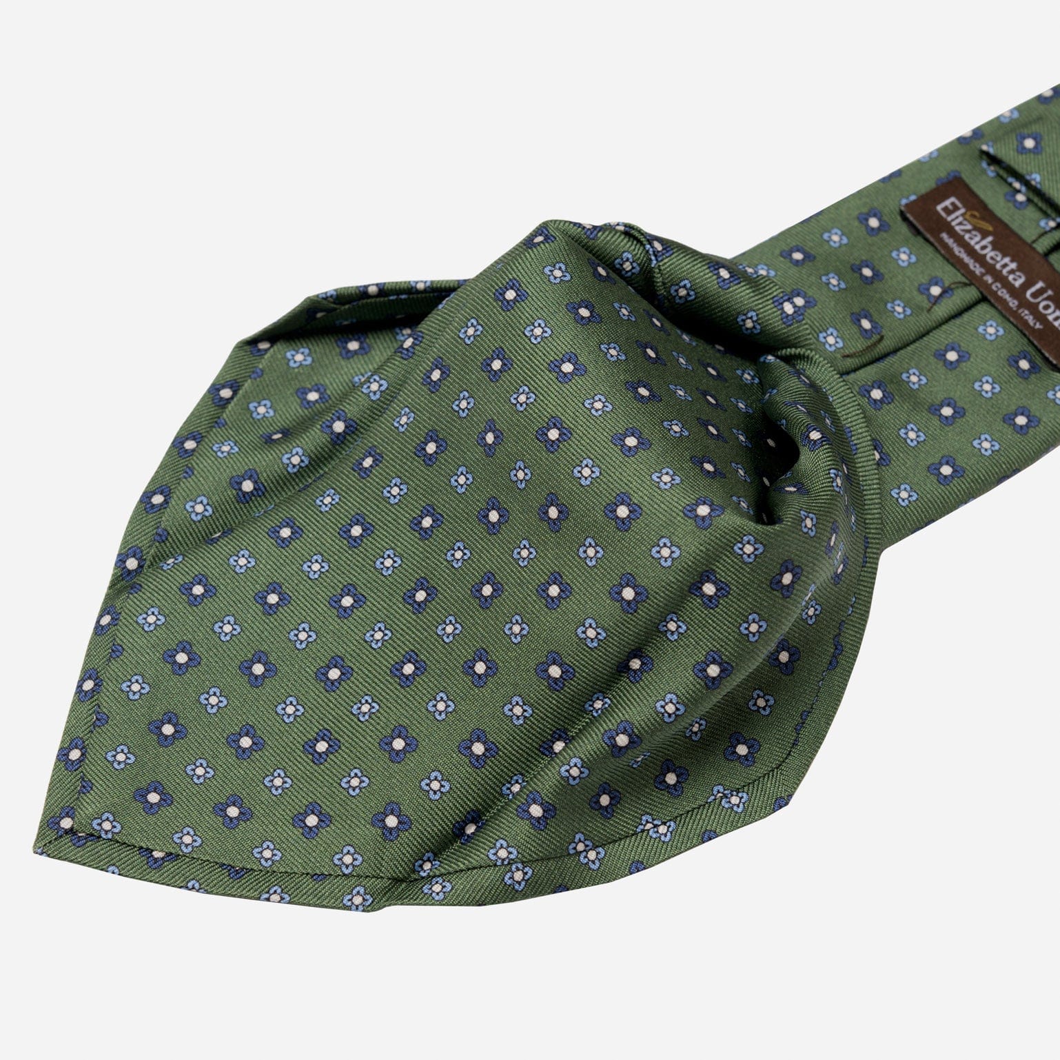 Siracusa - Printed Silk Tie - Green - Solstik