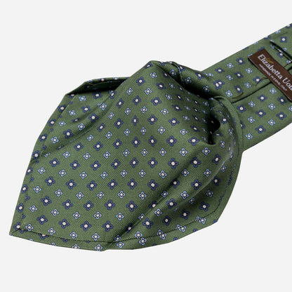 Siracusa - Printed Silk Tie - Green - Solstik