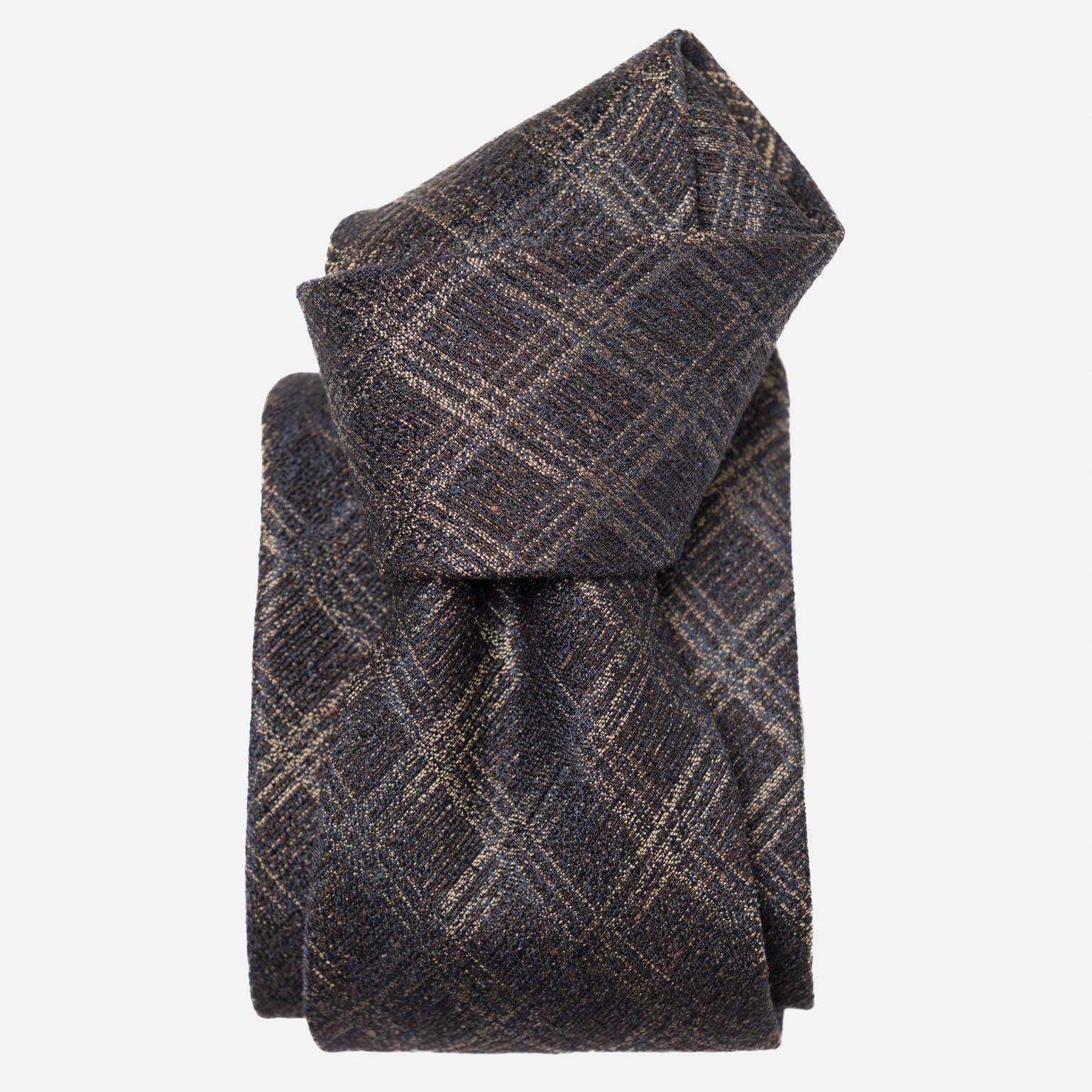 Empoli - Silk Jacquard Tie - Bronze - Solstik