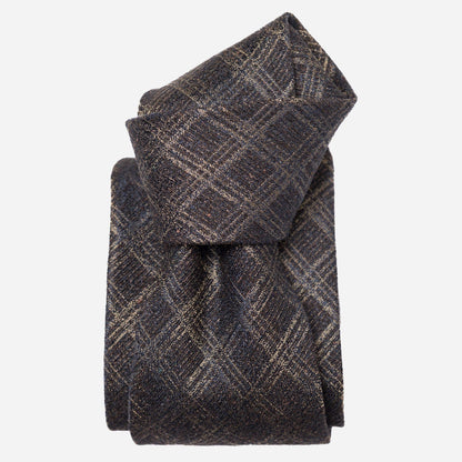 Empoli - Silk Jacquard Tie - Bronze - Solstik