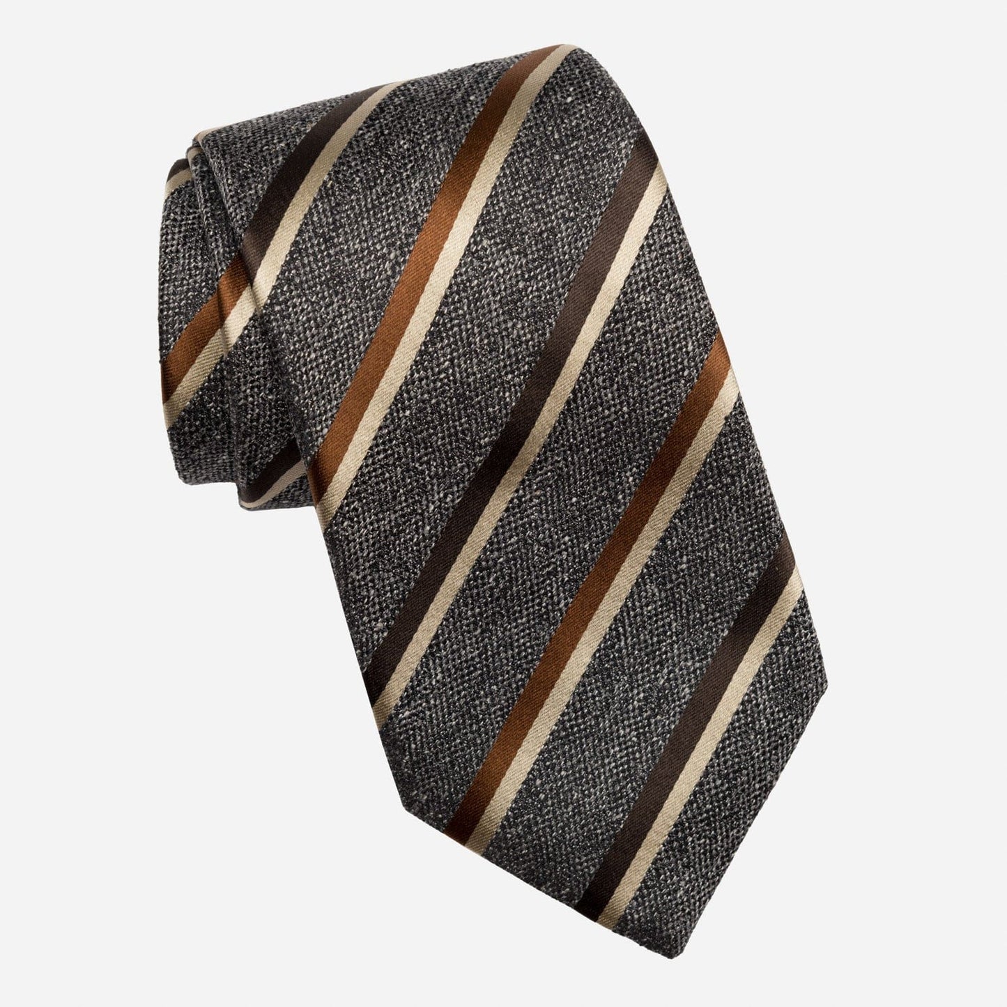 Velletri - Silk Jacquard Tie - Steel - Solstik