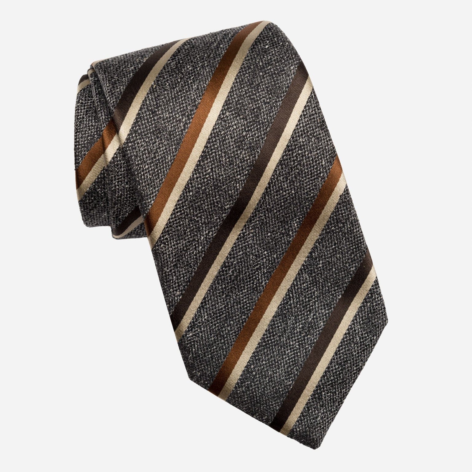 Velletri - Silk Jacquard Tie - Steel - Solstik