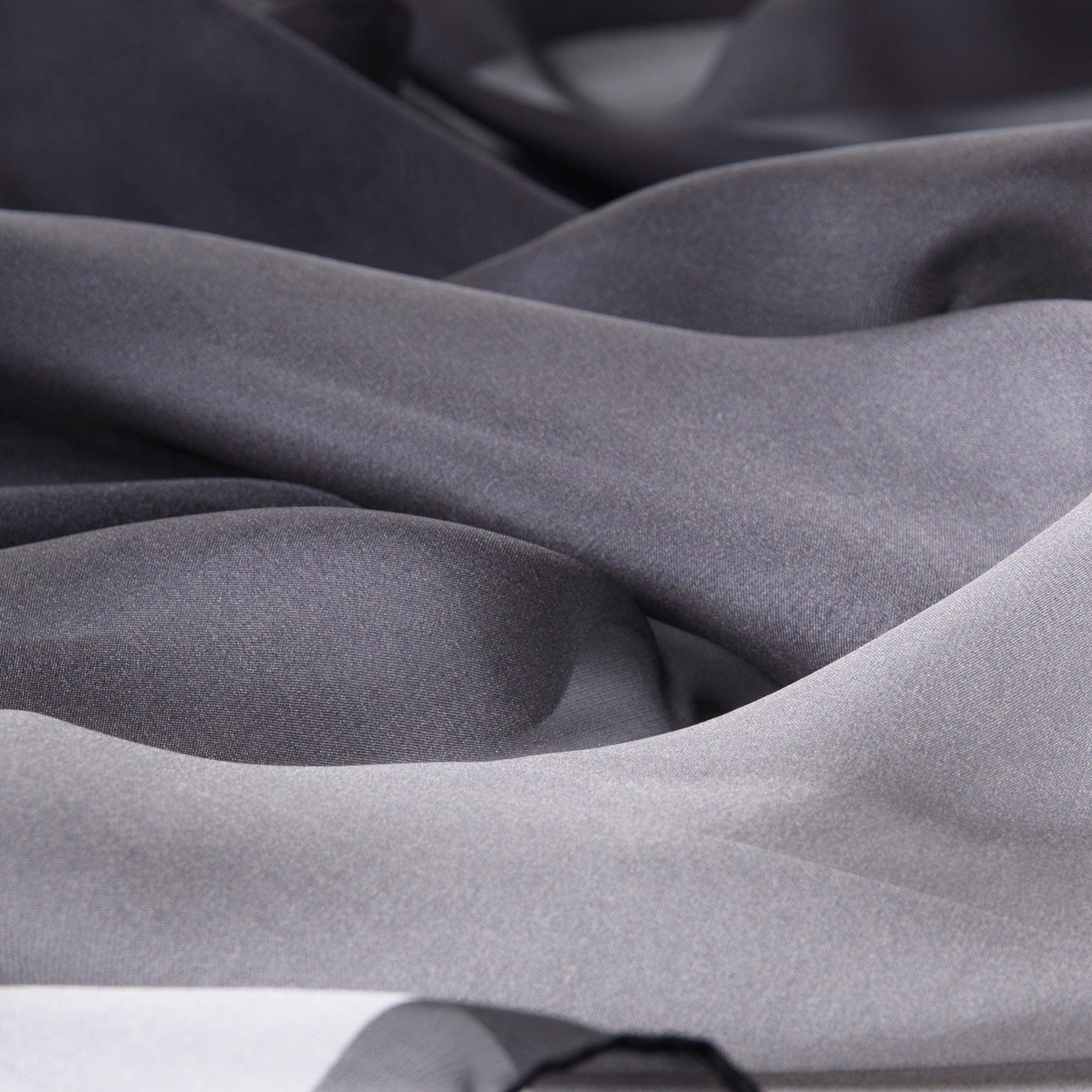 Sophia - Silk Scarf Shawl - Smoke - Solstik
