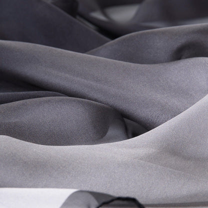 Sophia - Silk Scarf Shawl - Smoke - Solstik