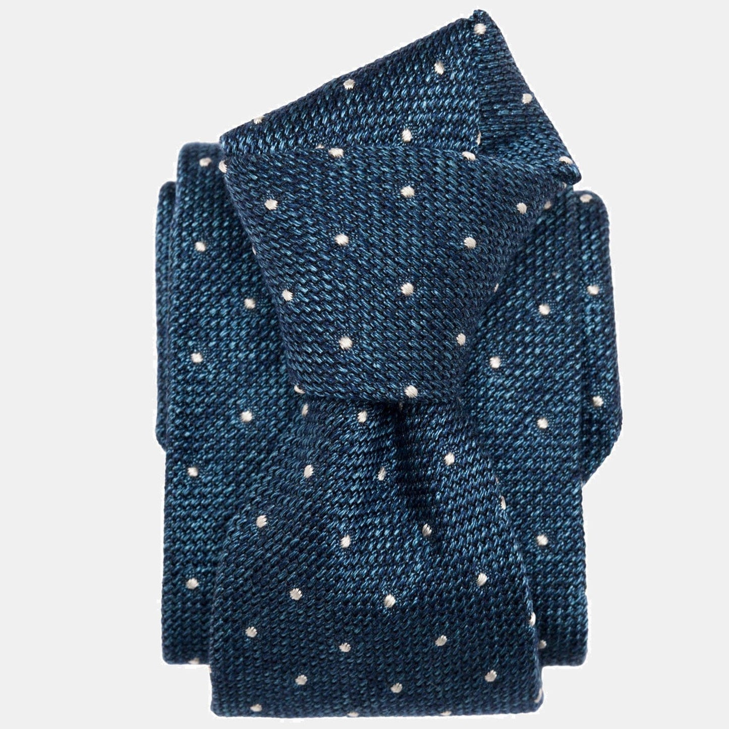 Mattei - Silk Grenadine Tie - Blue - Solstik