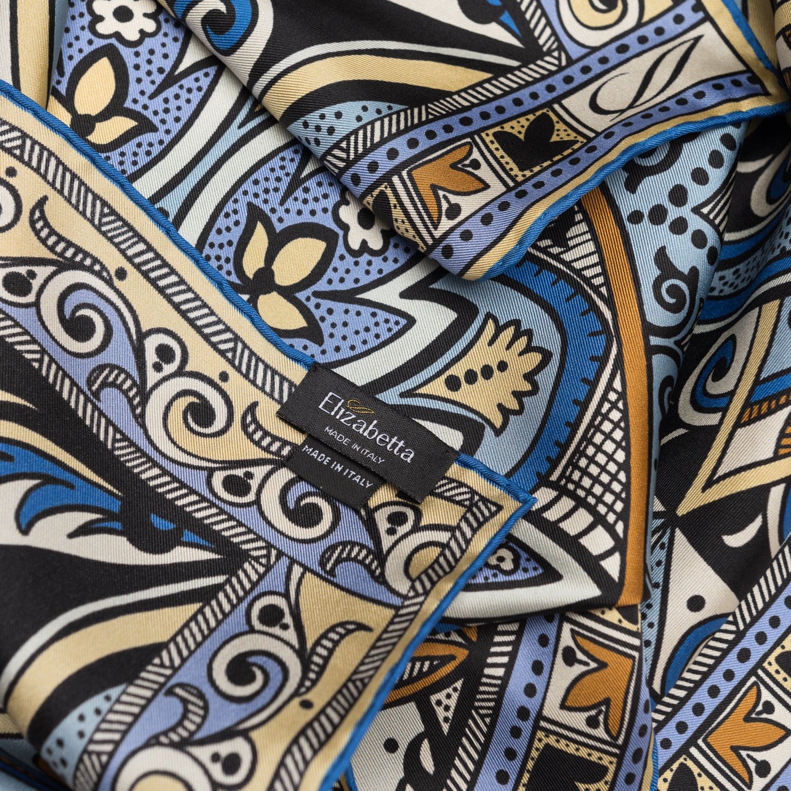 Capri - Silk Neckerchief - Azure - Solstik
