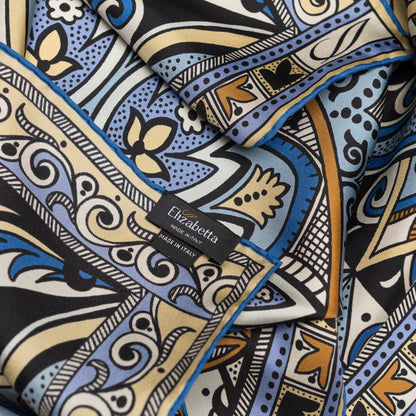 Capri - Silk Neckerchief - Azure - Solstik