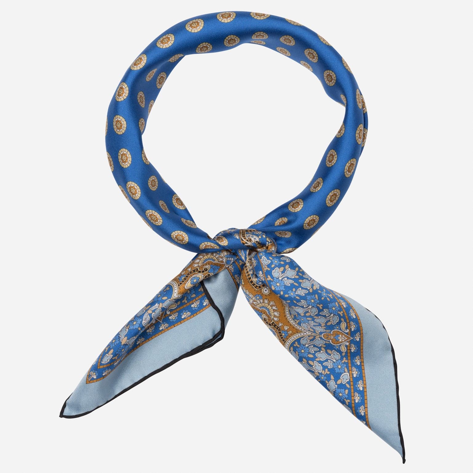 Filippo - Silk Neckerchief - Azure - Solstik