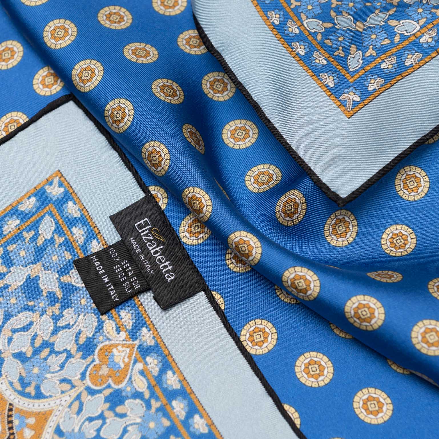 Filippo - Silk Neckerchief - Azure - Solstik