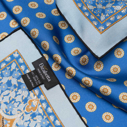 Filippo - Silk Neckerchief - Azure - Solstik