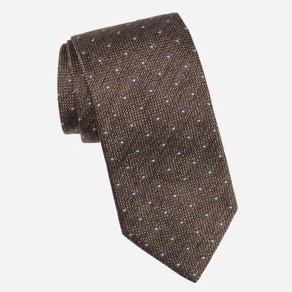 Mattei - Silk Grenadine Tie - Brown - Solstik