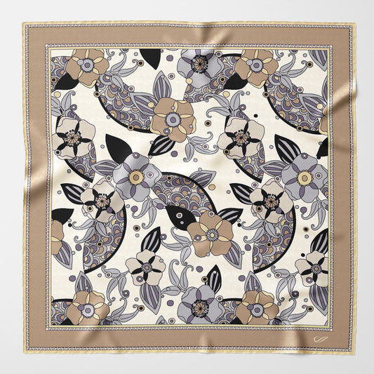 Lombardi - Silk Neckerchief - Sand - Solstik