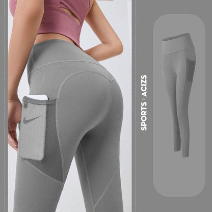 Women's High- Waisted Yoga Pants With Pockets and Tummy Control - Solstik