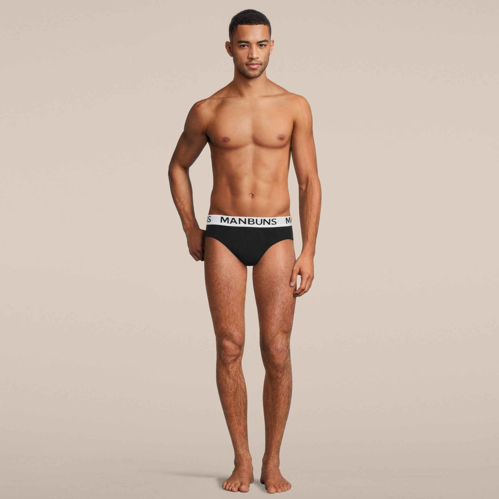 Men's Classic Black Brief Underwear