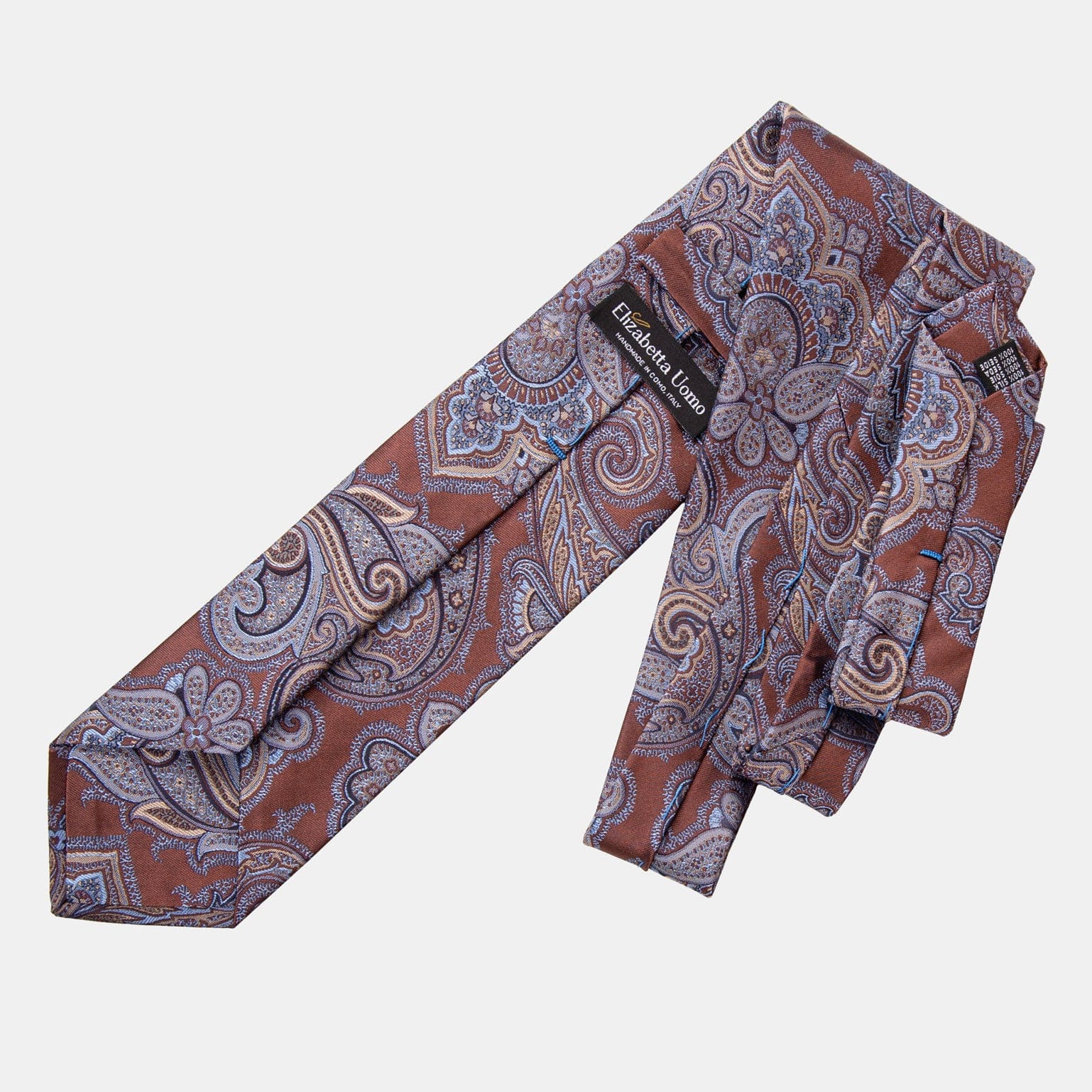 Cortina - Silk Jacquard Tie - Copper - Solstik