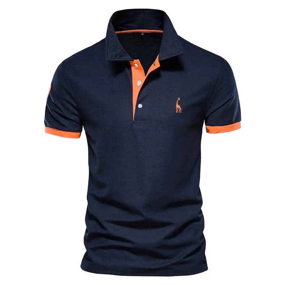 Giraffe Embroidered Polo Shirt - Solstik