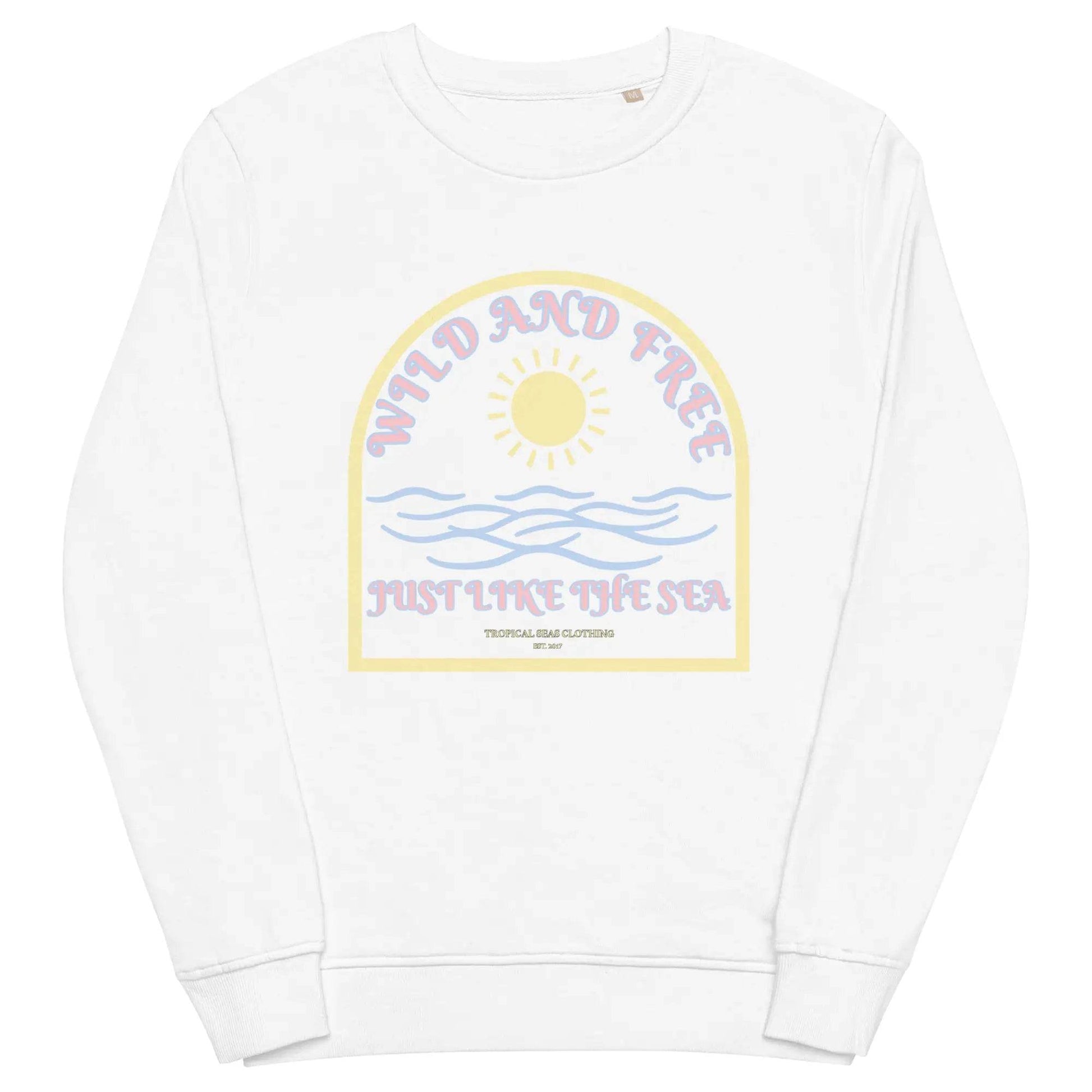 Women's Wild and Free organic sweatshirt - Solstik