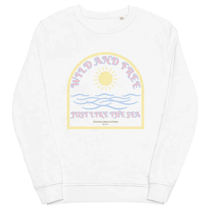Women's Wild and Free organic sweatshirt - Solstik