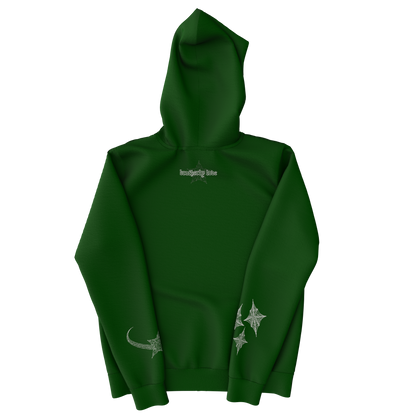 BL WEBSTAR FULL ZIP HOODIE (GREEN/WHITE)