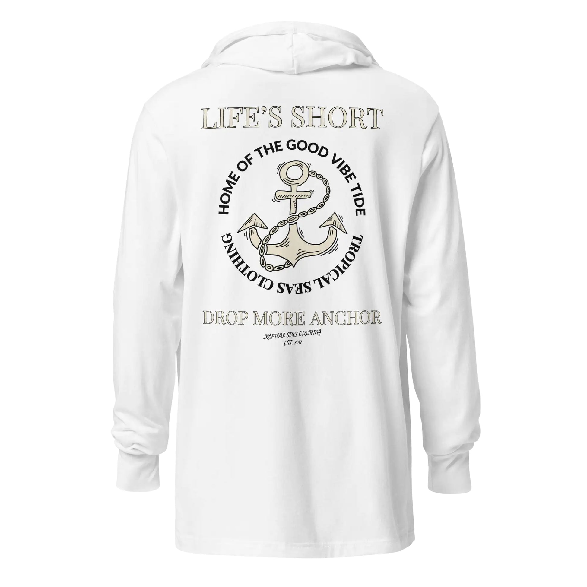 Solstik Designer Casual Long Sleeve Hoodie White - Solstik #