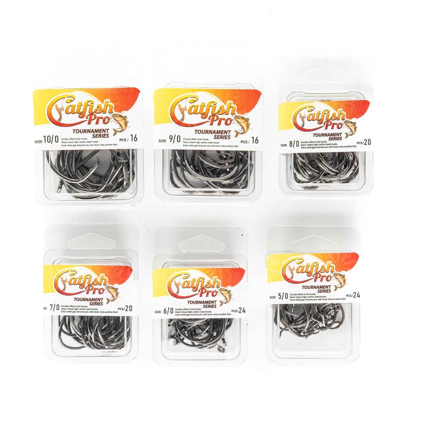 Double Offset Circle Hooks 9/0 - Value Pack