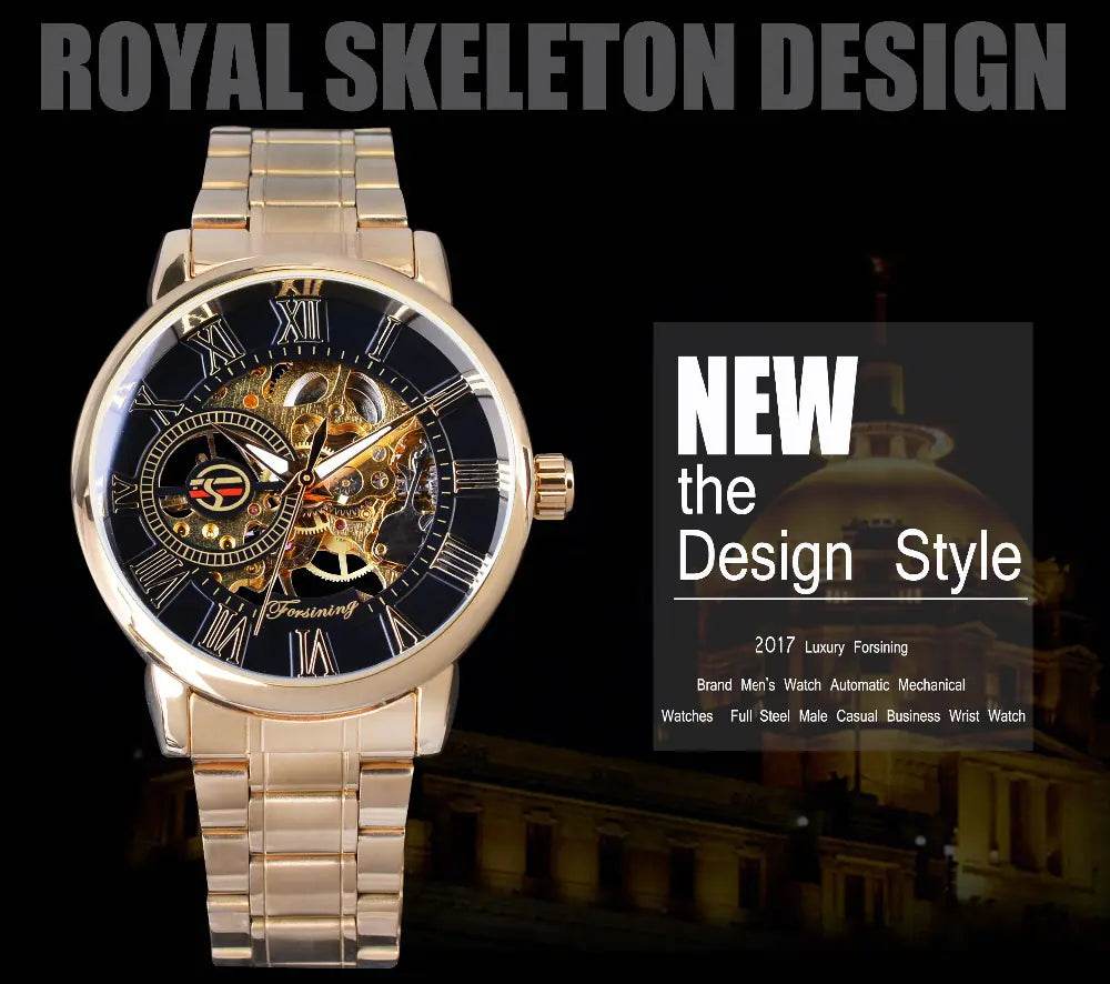 Gent's Precision Crafted Skeleton Watch - Solstik