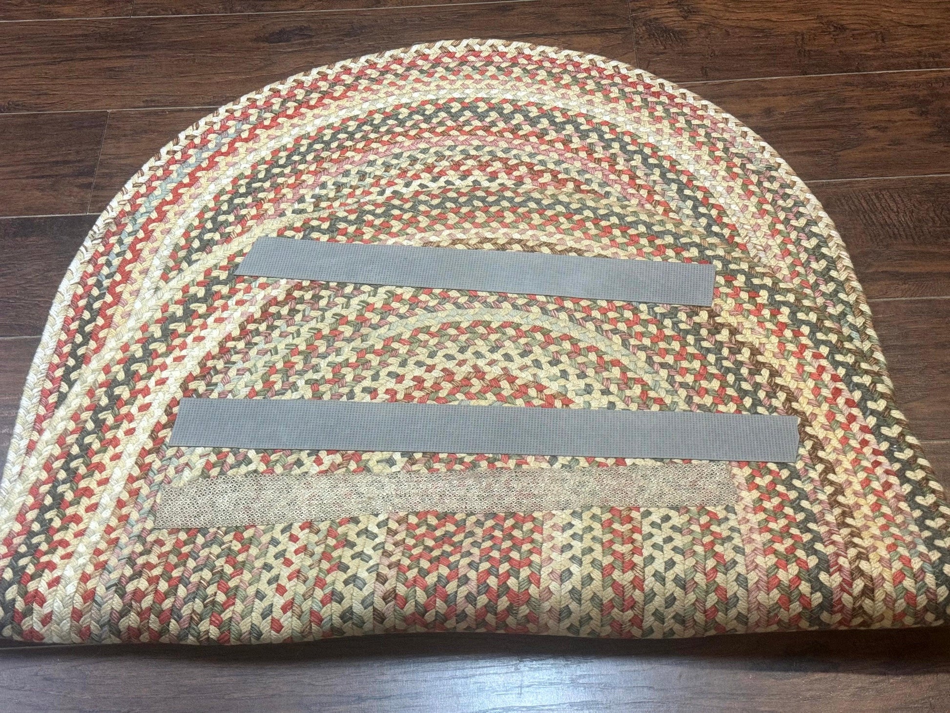 Braided American Oval Rug 3x5, Multicolor, Hand Braided