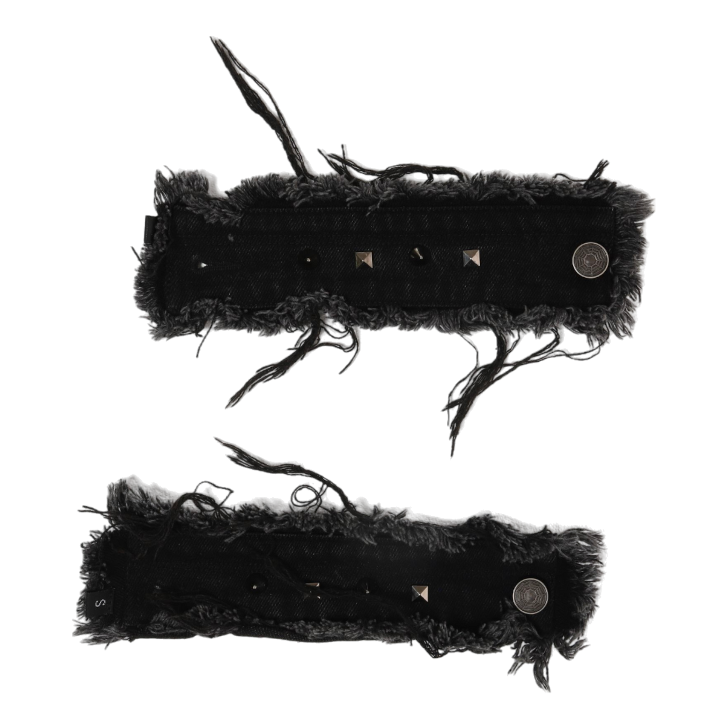 BL SPIKED DENIM BRACELET (PAIR OF TWO)