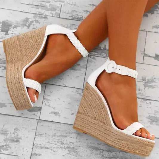 Plus Size Women's Wedge Sandals - Solstik