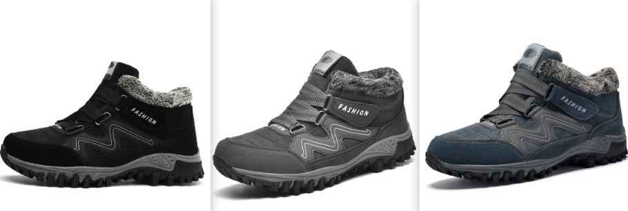 Plus Size Men's And Women's Snow Boots Non-slip Warm