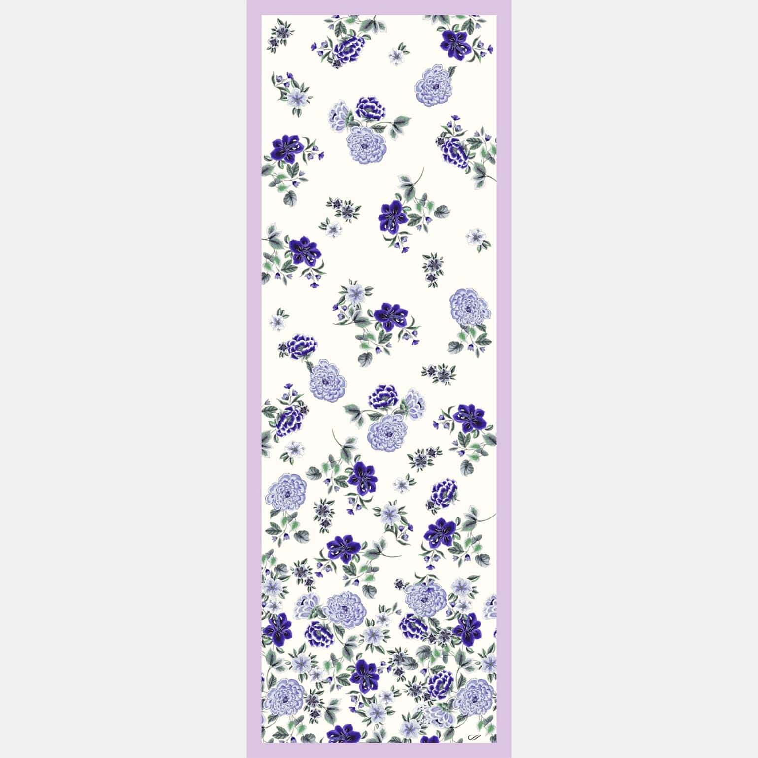 Bella - Silk Scarf Shawl - Purple Lavender - Solstik