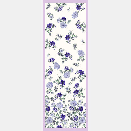 Bella - Silk Scarf Shawl - Purple Lavender - Solstik