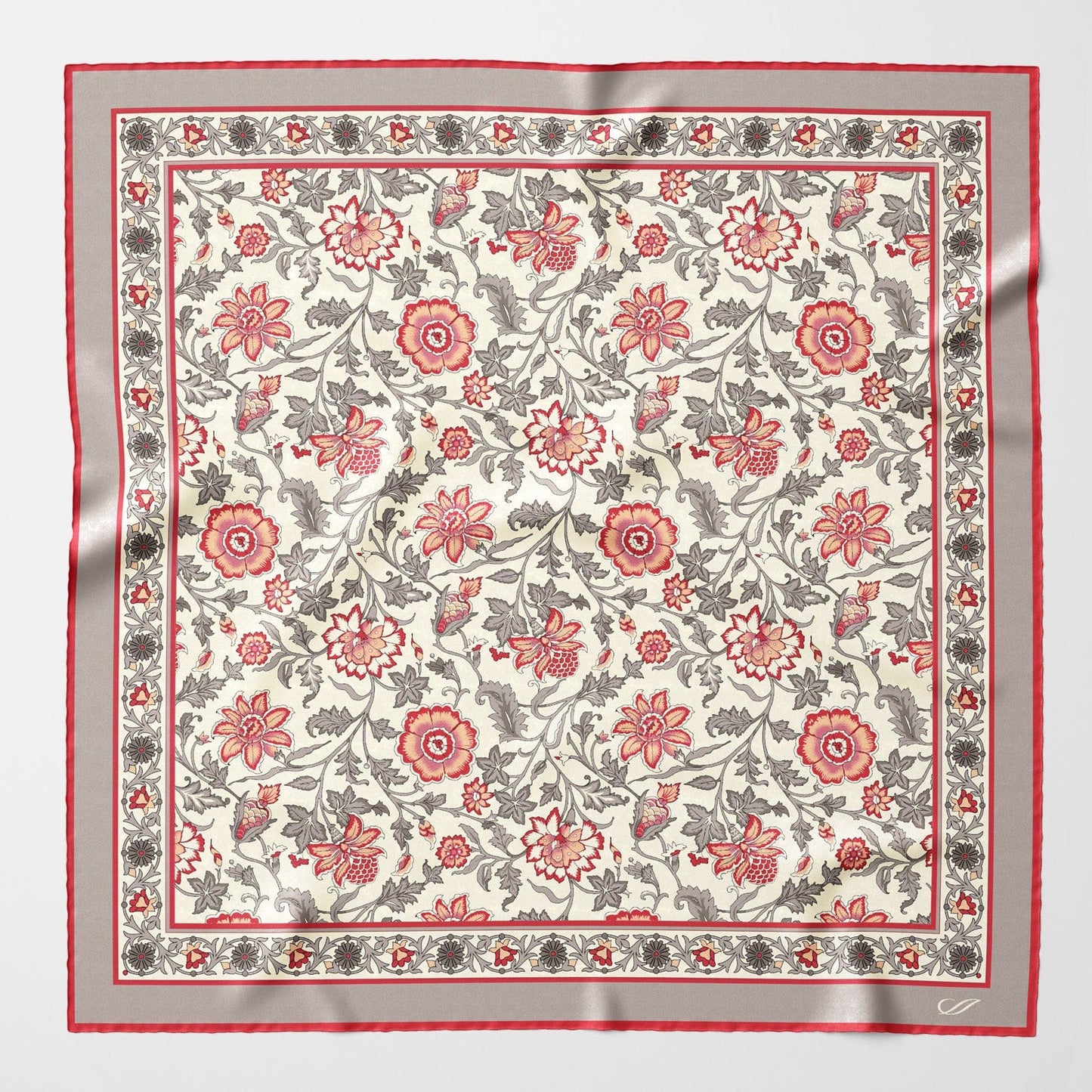 Carrara - Silk Neckerchief - Rosewood - Solstik
