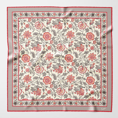 Carrara - Silk Neckerchief - Rosewood - Solstik