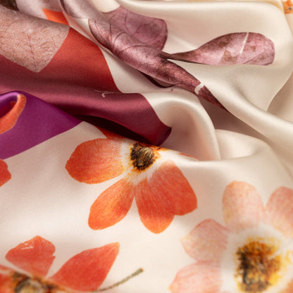 Cristina - Silk Foulard - Champagne - Solstik