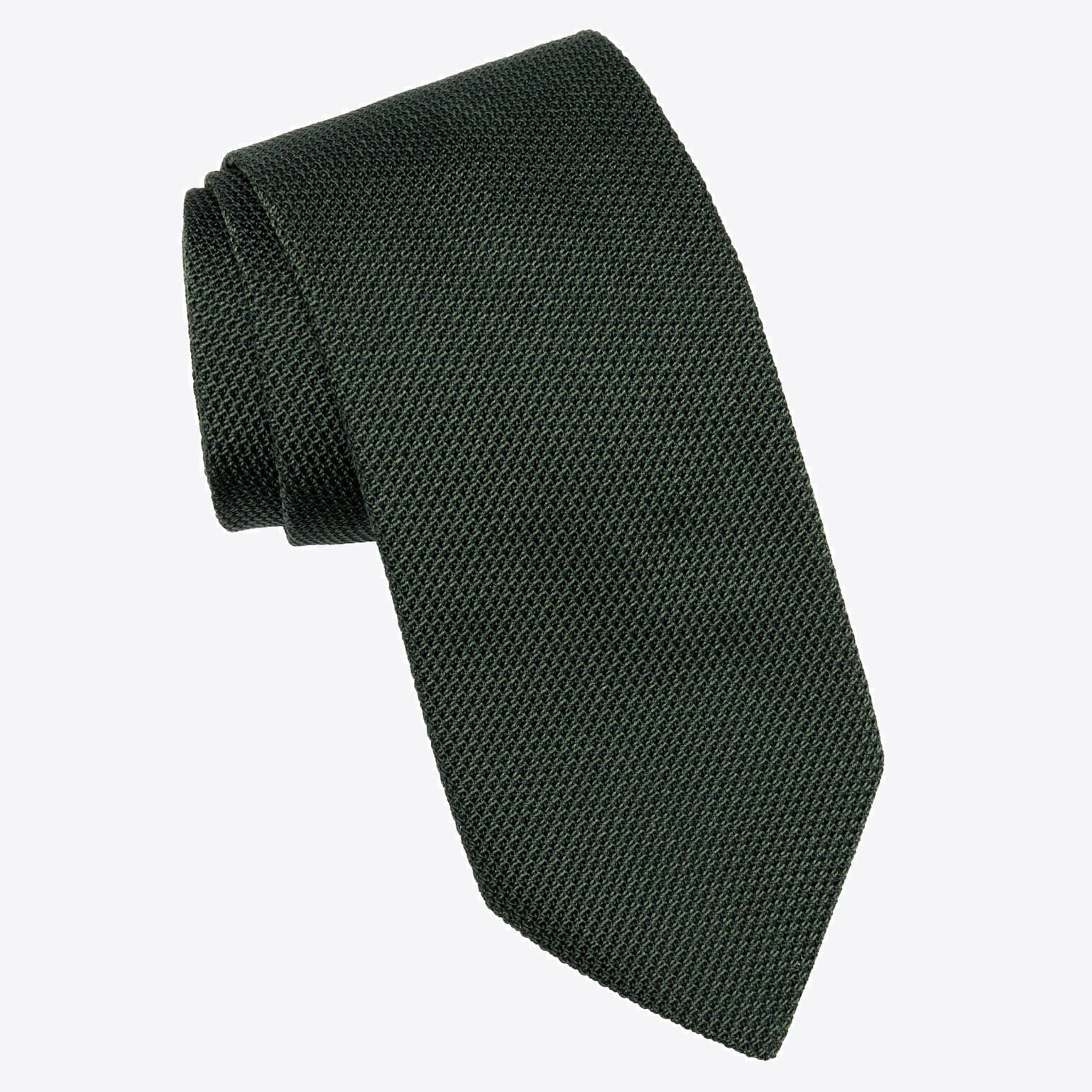 Foresta - Green Silk Grenadine Tie - Solstik