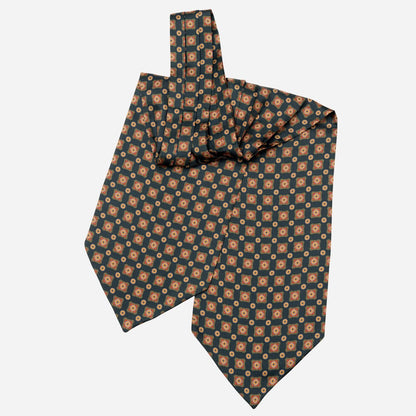 Barberini - Silk Ascot Cravat Tie - Forest - Solstik