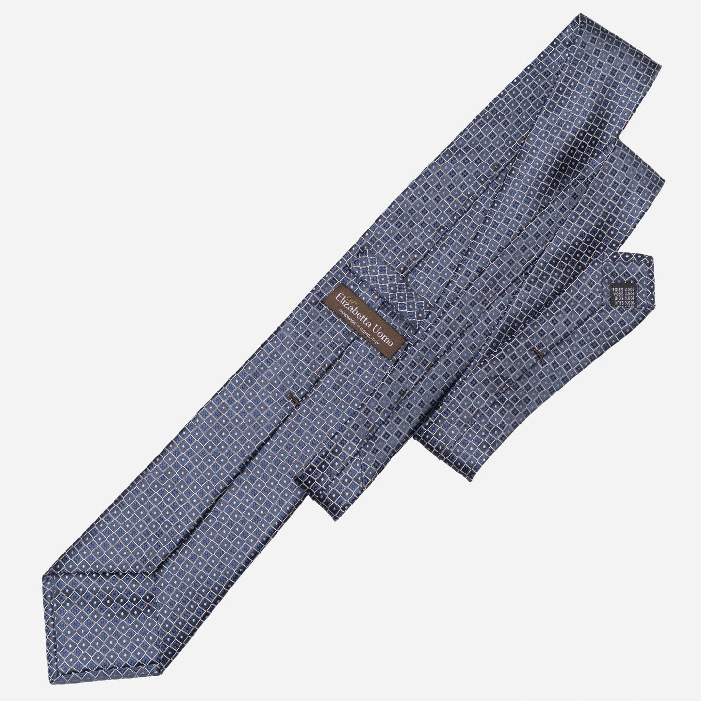 Ravenna - Silk Jacquard Tie - Blue - Solstik
