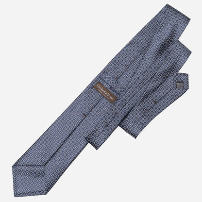 Ravenna - Silk Jacquard Tie - Blue - Solstik